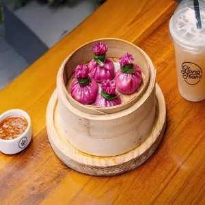 Chicken & Beet Dumpling
